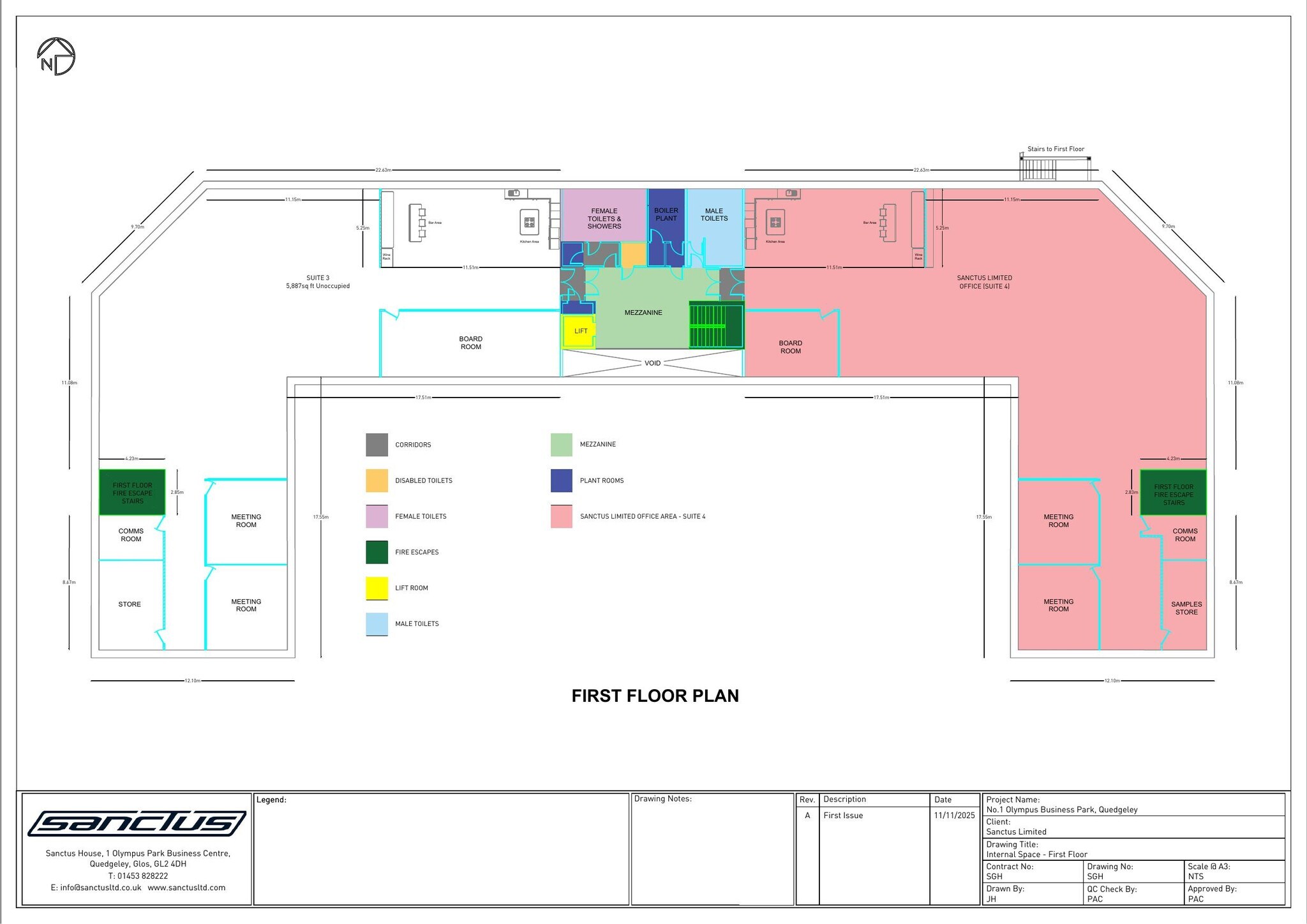 Olympus Park, Quedgeley en alquiler Plano de la planta- Imagen 1 de 2