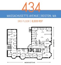 434-440 Massachusetts Ave, Boston, MA en alquiler Plano de la planta- Imagen 1 de 1