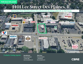 Más detalles para 1401 Lee St, Des Plaines, IL - Local en alquiler