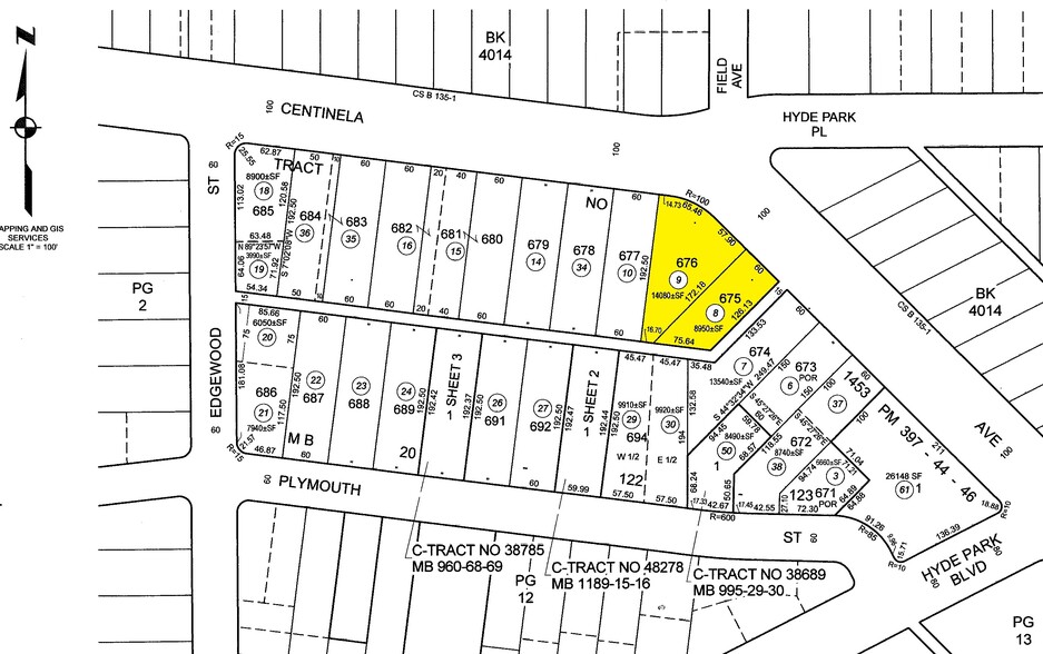 739 Centinela Ave, Inglewood, CA en alquiler - Plano de solar - Imagen 2 de 2