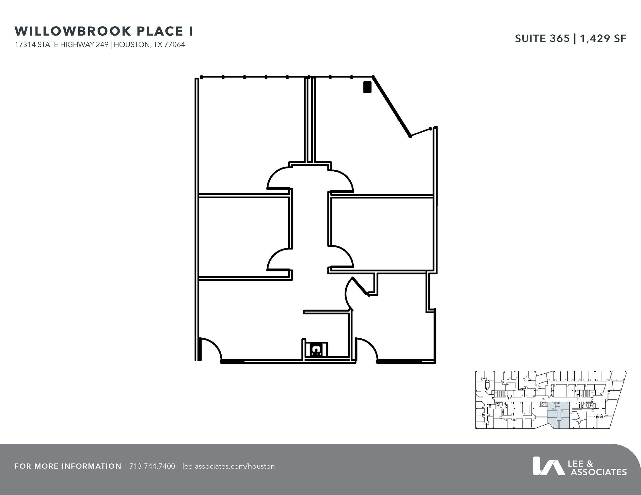 17314 State Highway 249, Houston, TX en alquiler Plano de la planta- Imagen 1 de 1