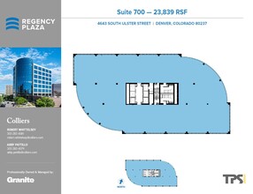 4643 S Ulster St, Denver, CO en alquiler Plano de la planta- Imagen 1 de 2