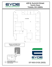 433 N Summit St, Toledo, OH en alquiler Plano de la planta- Imagen 1 de 1