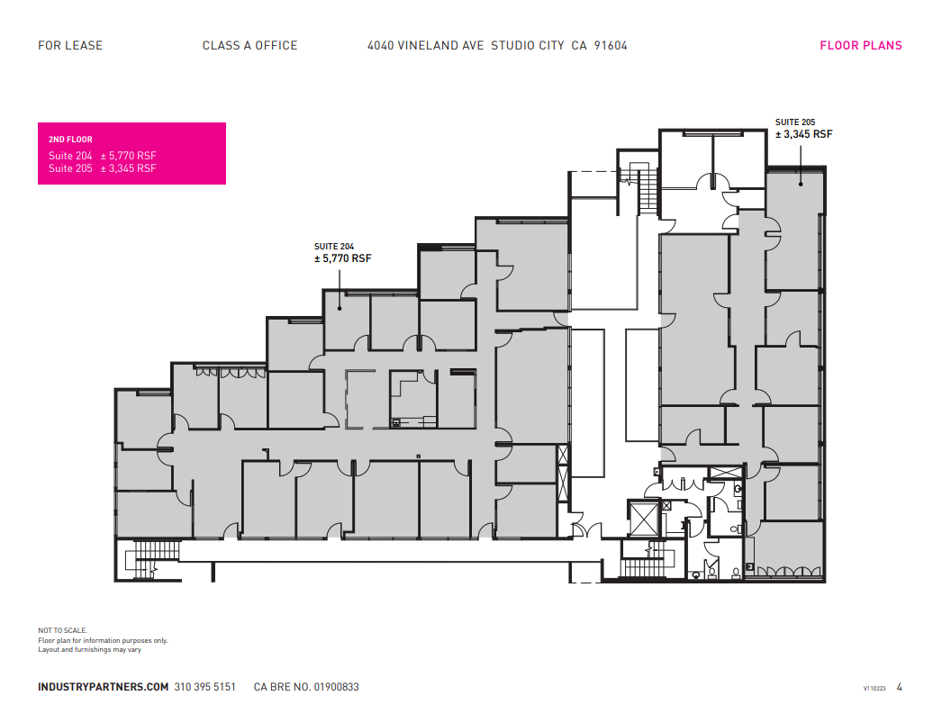 4040 Vineland Ave, Studio City, CA en alquiler Plano de la planta- Imagen 1 de 1