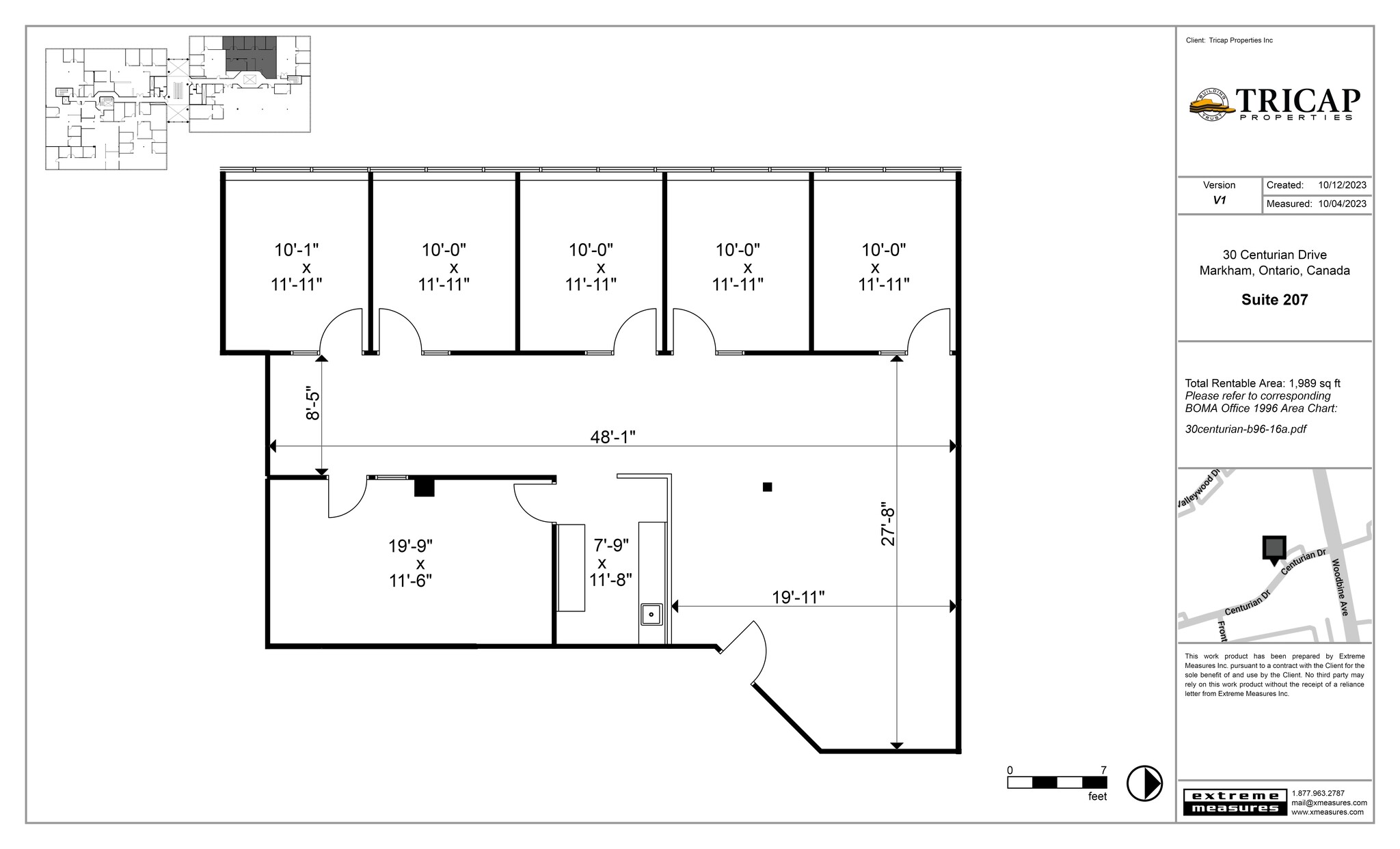 30 Centurian Dr, Markham, ON en alquiler Plano del sitio- Imagen 1 de 1