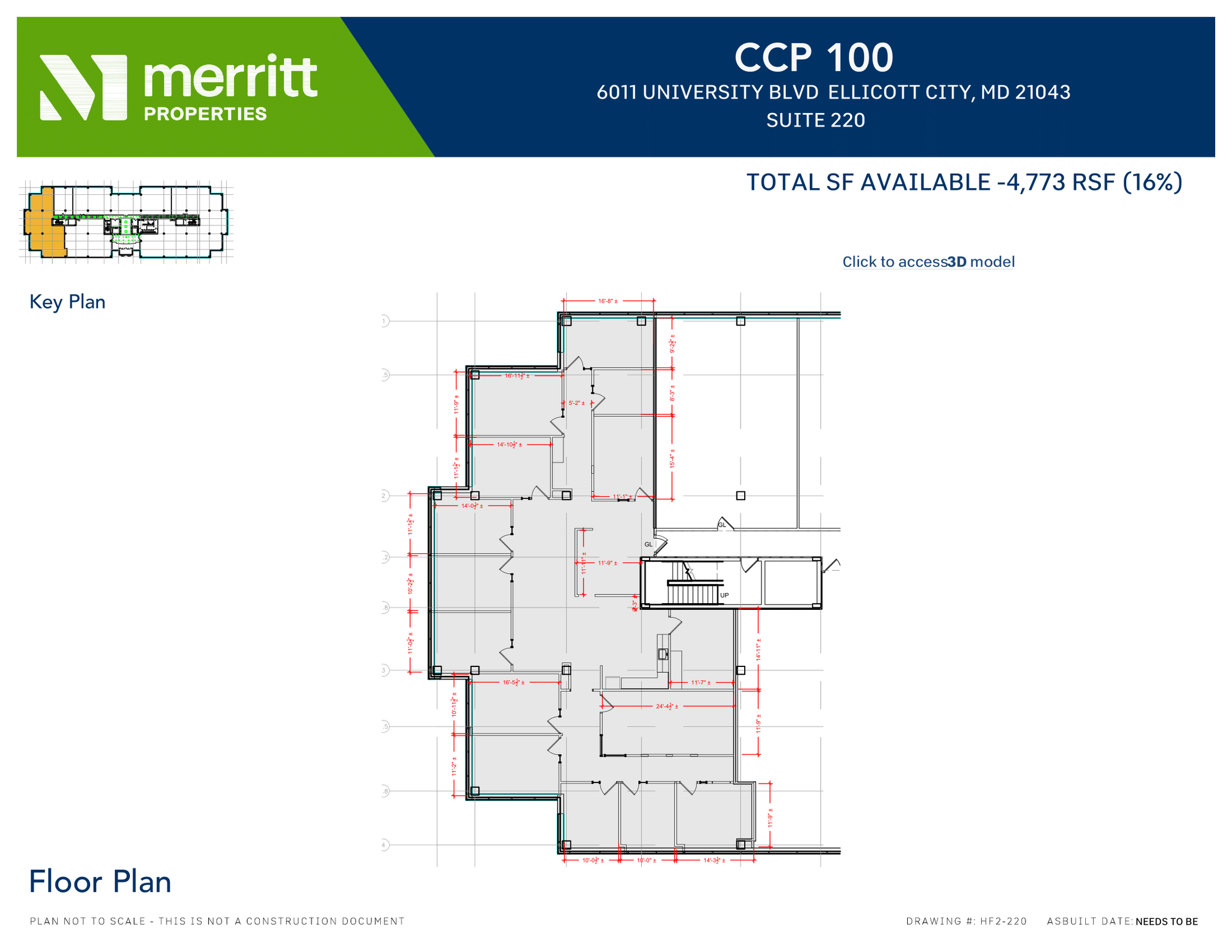 6010 University Blvd, Ellicott City, MD en alquiler Plano de la planta- Imagen 1 de 1