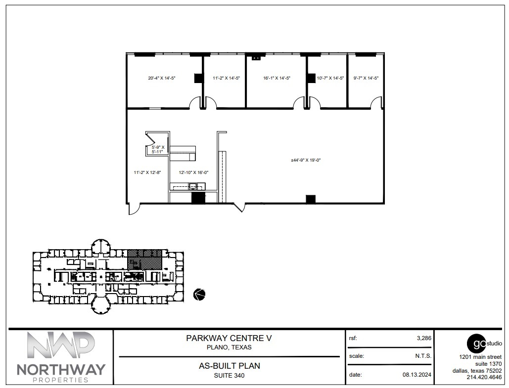 2500 N Dallas Pky, Plano, TX en alquiler Plano de la planta- Imagen 1 de 1