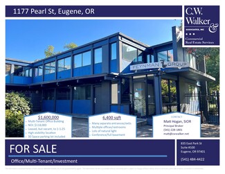 Más detalles para 1177 Pearl St, Eugene, OR - Oficinas en venta