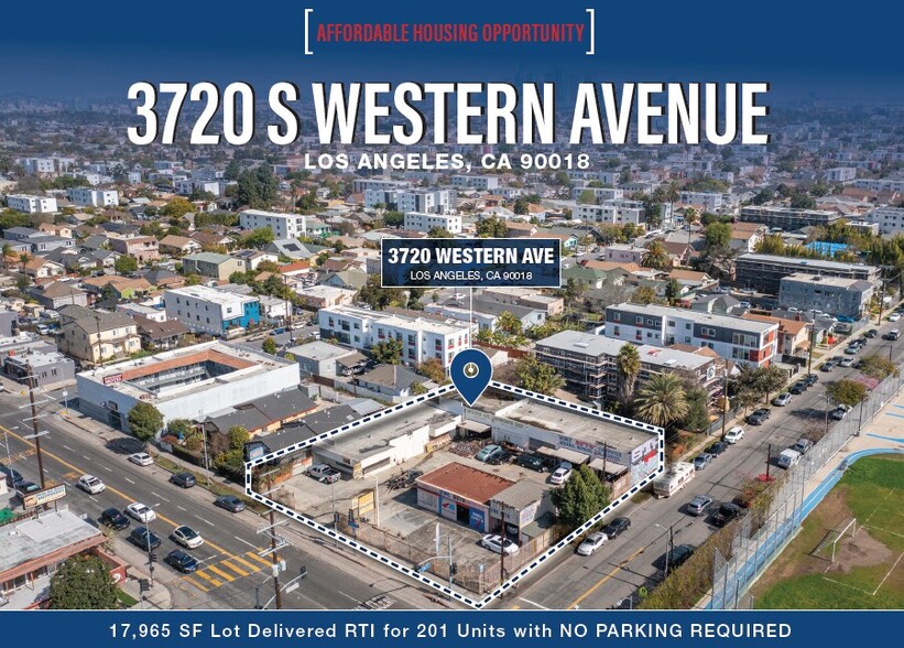 3720 S Western Ave, Los Angeles, CA en venta - Foto del edificio - Imagen 1 de 5