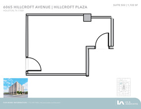 6065 Hillcroft Ave, Houston, TX en alquiler Plano de la planta- Imagen 1 de 1