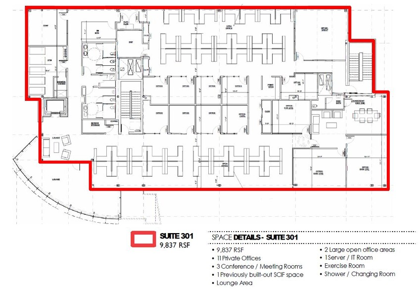 525 Corporate Dr, Stafford, VA en alquiler - Plano de la planta - Imagen 2 de 19