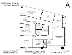 15200 Shady Grove Rd, Rockville, MD en alquiler Plano de la planta- Imagen 1 de 1