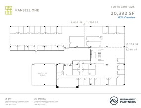 3700 Mansell Rd, Alpharetta, GA en alquiler Plano de la planta- Imagen 1 de 3