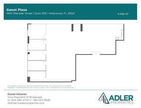 4601 Sheridan St, Hollywood, FL en alquiler Plano de la planta- Imagen 1 de 1