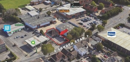 202 London Rd, Burgess Hill, WSX - Aérea vista de mapa
