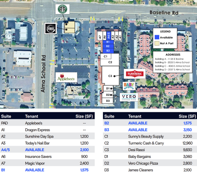 2035 S Alma School Rd, Mesa, AZ en alquiler - Foto del edificio - Imagen 3 de 6