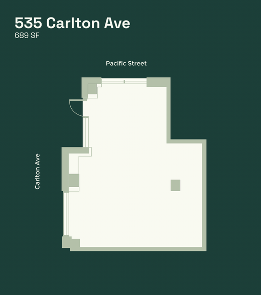 535 Carlton Ave, Brooklyn, NY en alquiler - Plano de la planta - Imagen 3 de 9