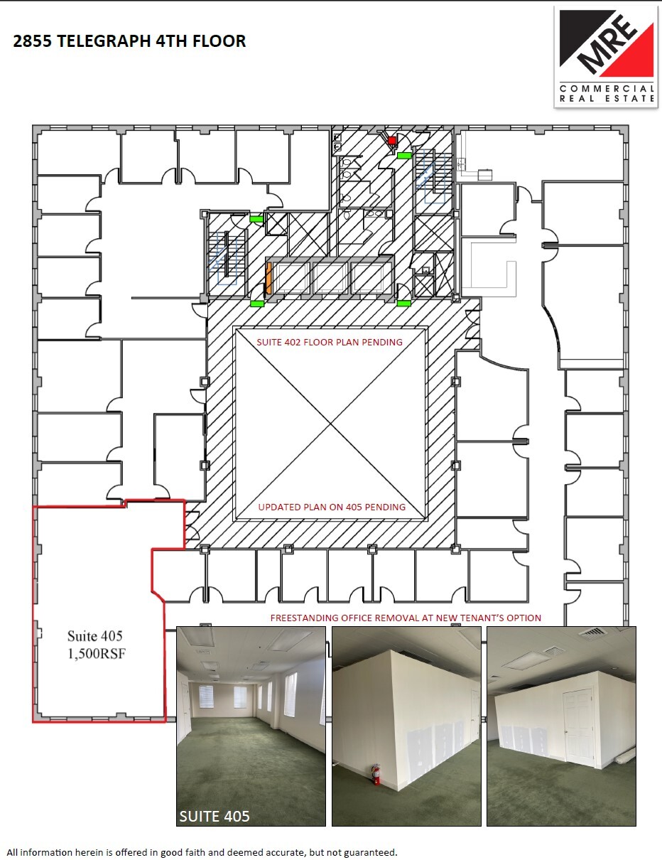 2855 Telegraph Ave, Berkeley, CA en alquiler Plano de la planta- Imagen 1 de 1