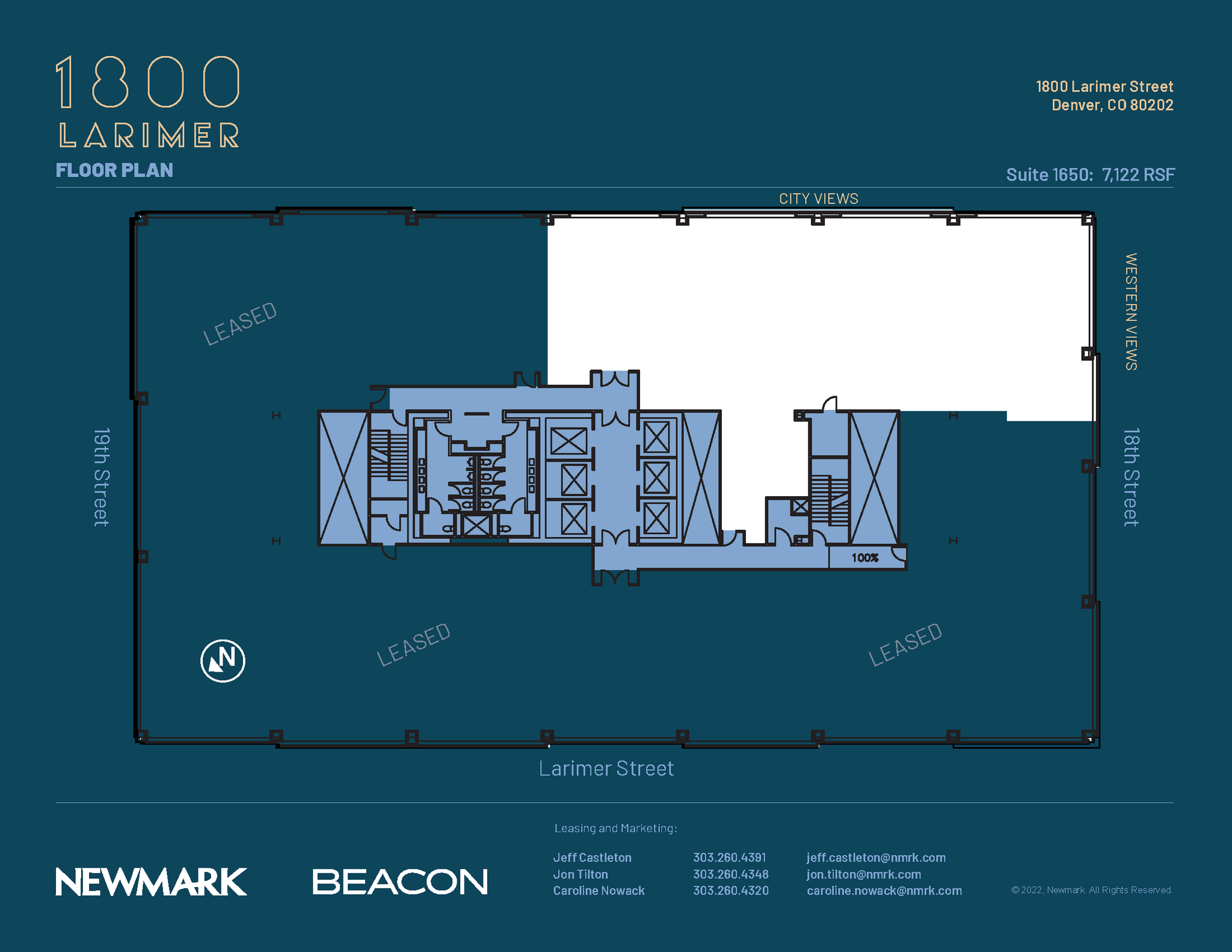 1800 Larimer St, Denver, CO en alquiler Plano de la planta- Imagen 1 de 1