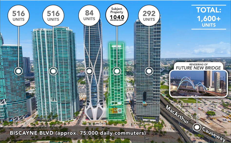 1040 Biscayne Blvd, Miami, FL en venta - Foto del edificio - Imagen 3 de 12