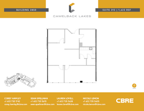 2850 E Camelback Rd, Phoenix, AZ en alquiler Plano de la planta- Imagen 1 de 1