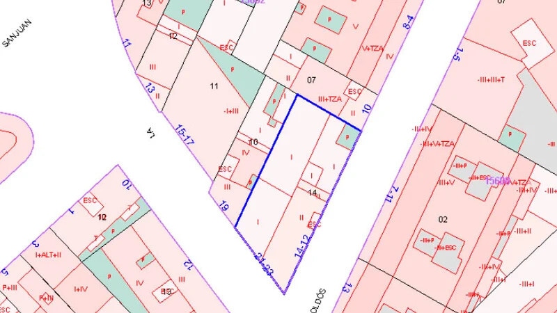 Carrer de la Garrotxa, 21-23, Barcelona, Barcelona en venta - Plano del sitio - Imagen 1 de 1