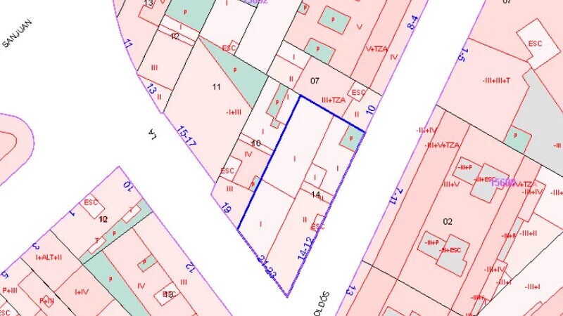 Carrer de la Garrotxa, 21-23, Barcelona, Barcelona en venta Plano del sitio- Imagen 1 de 2