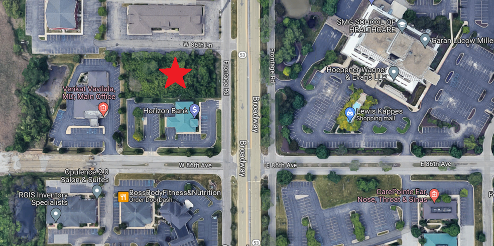 Broadway Ave & W 86th Ln, Merrillville, IN en venta - Foto del edificio - Imagen 2 de 6