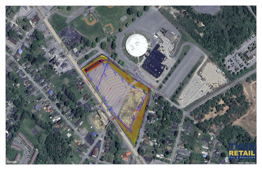 Terreno en Beckley, WV en venta - Vista aérea - Imagen 1 de 1