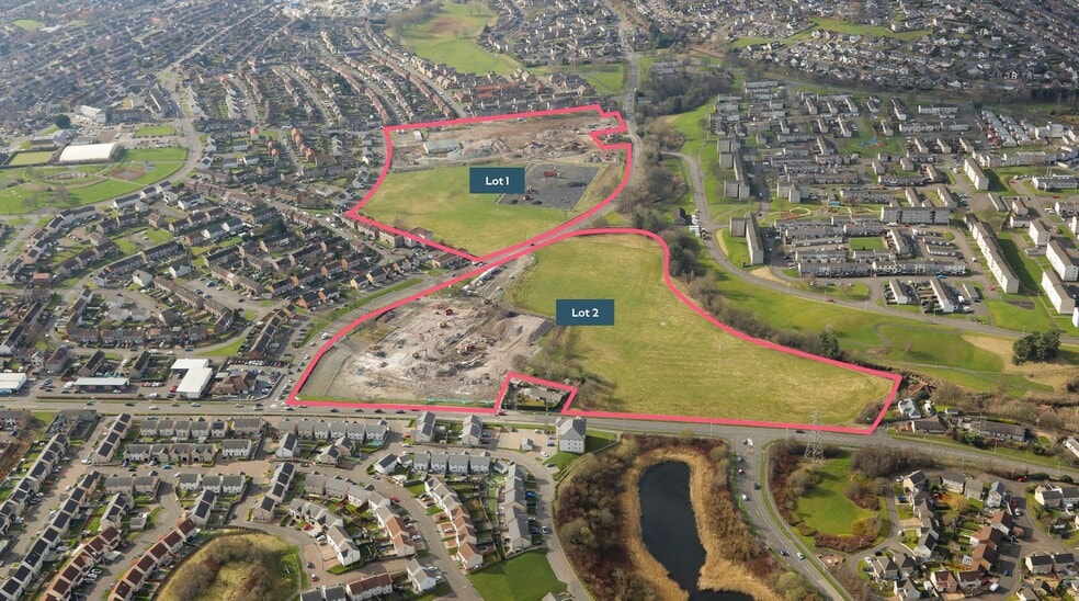 24 Dunn Crescent, Dunfermline en venta - Vista aérea - Imagen 2 de 3