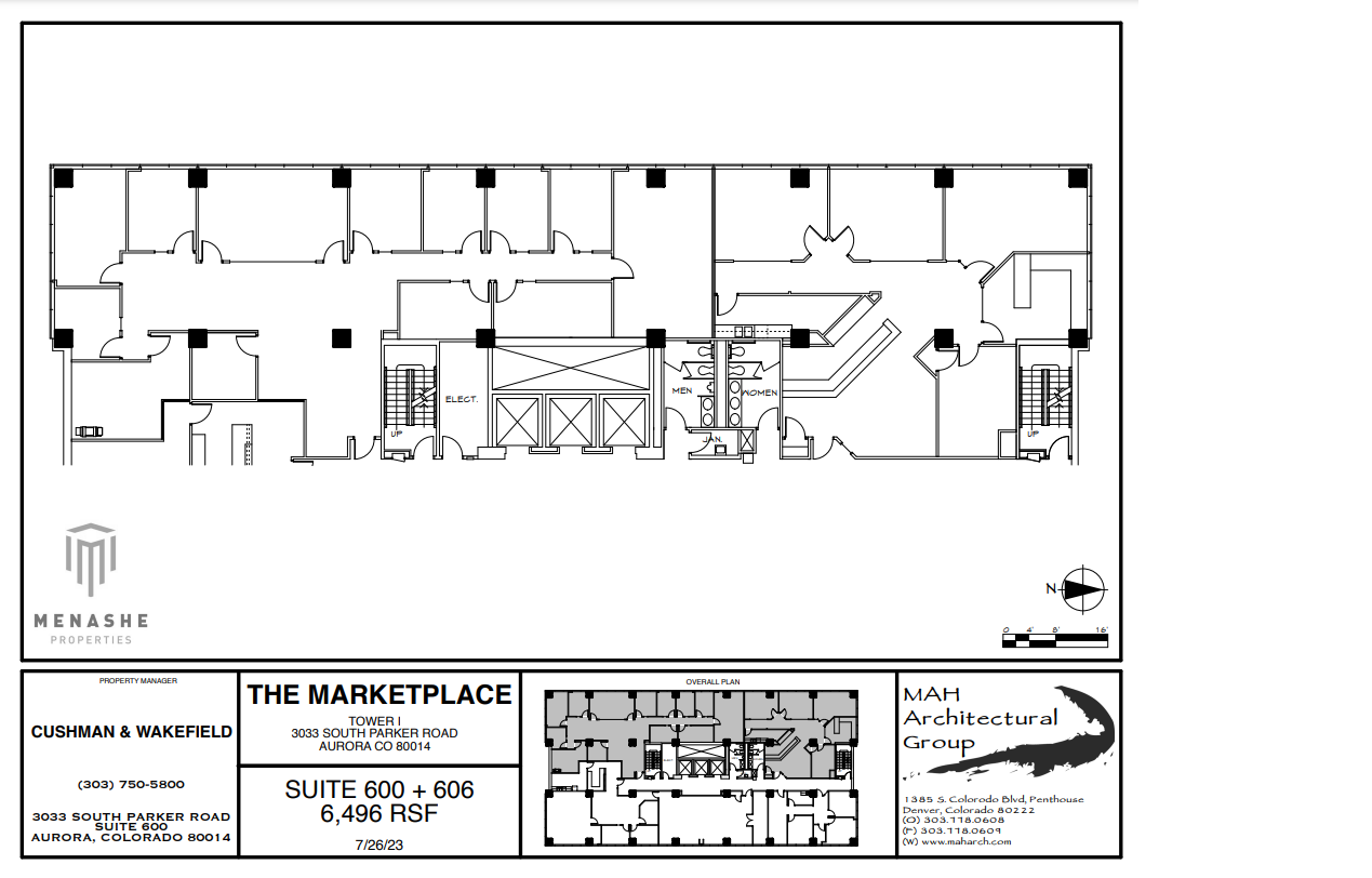 3025 S Parker Rd, Aurora, CO en alquiler Plano de la planta- Imagen 1 de 1