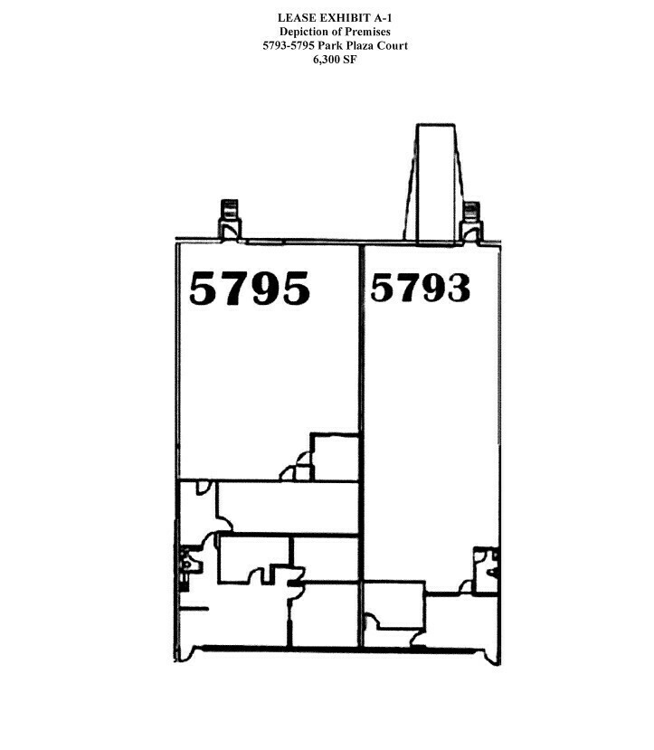 5742-5797 Park Plaza Ct, Indianapolis, IN en alquiler Plano de la planta- Imagen 1 de 1