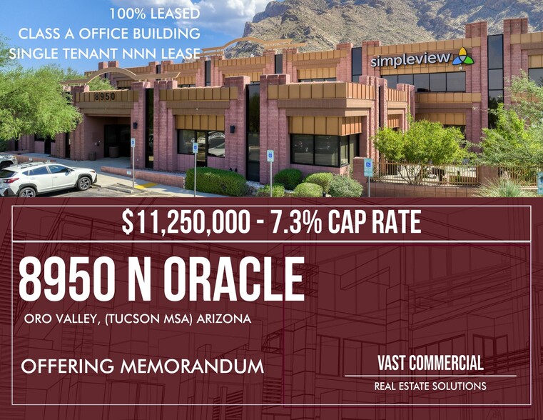 8950 N Oracle Rd, Oro Valley, AZ en venta - Foto del edificio - Imagen 1 de 12