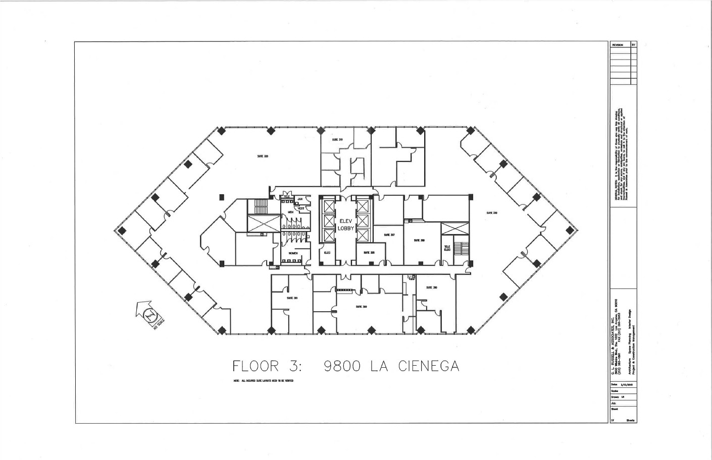 9800 S La Cienega Blvd, Inglewood, CA en alquiler Plano de la planta- Imagen 1 de 1