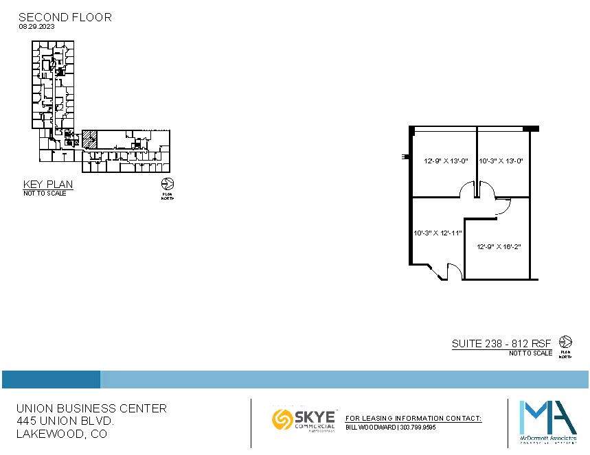 445 Union Blvd, Lakewood, CO en alquiler Plano de la planta- Imagen 1 de 1