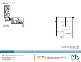 445 Union Blvd, Lakewood, CO en alquiler Plano de la planta- Imagen 1 de 1