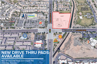 NE Cooper Rd & Chandler Blvd, Chandler, AZ - VISTA AÉREA  vista de mapa - Image1