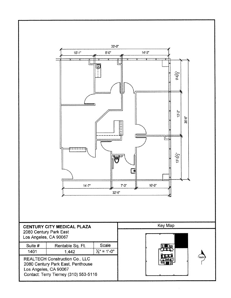 2080 Century Park E, Los Angeles, CA en alquiler Plano de la planta- Imagen 1 de 1