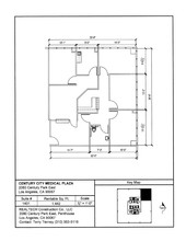 2080 Century Park E, Los Angeles, CA en alquiler Plano de la planta- Imagen 1 de 1