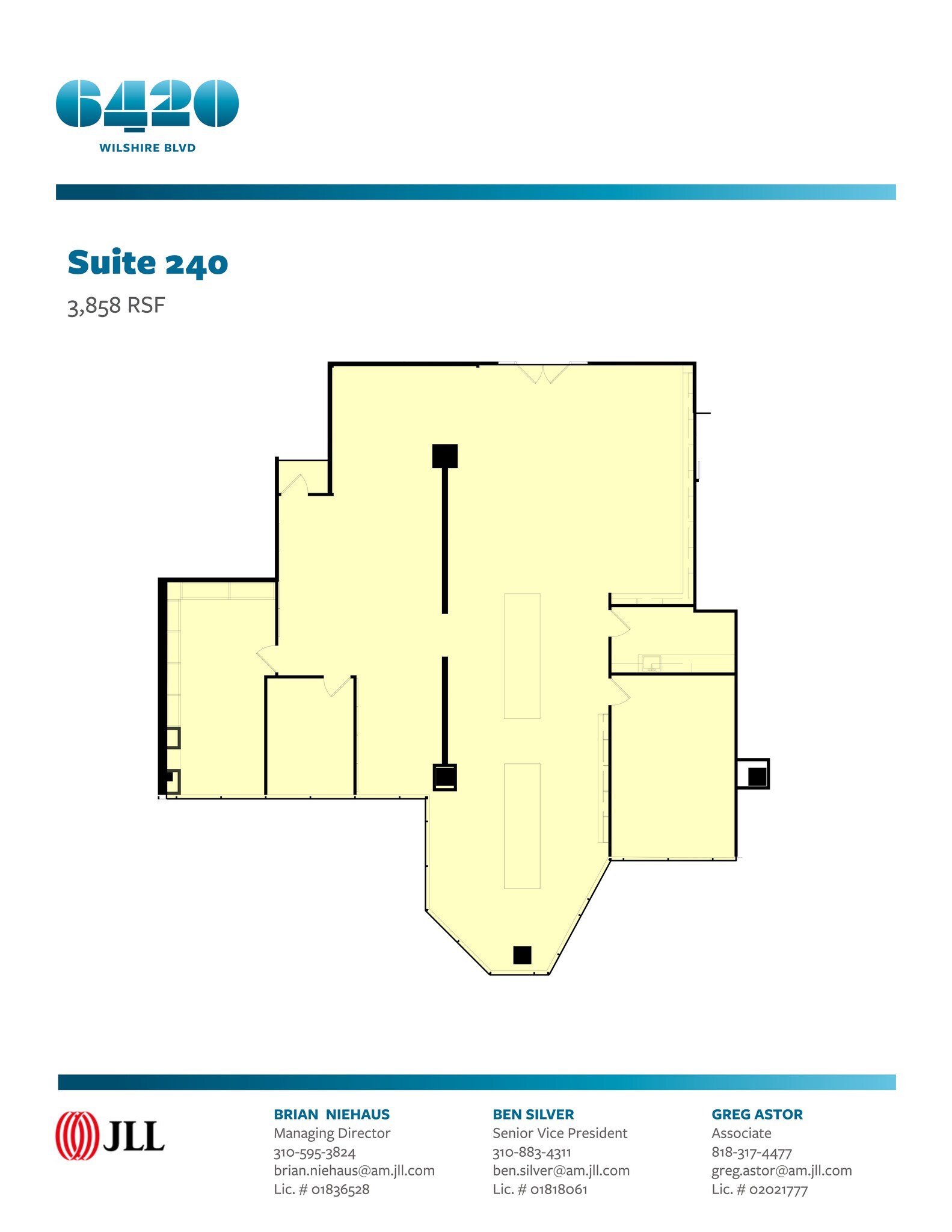 6420 Wilshire Blvd, Los Angeles, CA en alquiler Plano del sitio- Imagen 1 de 1