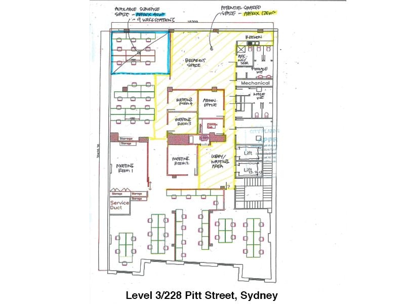 226-230 Pitt St, Sydney en alquiler Plano de la planta- Imagen 1 de 7