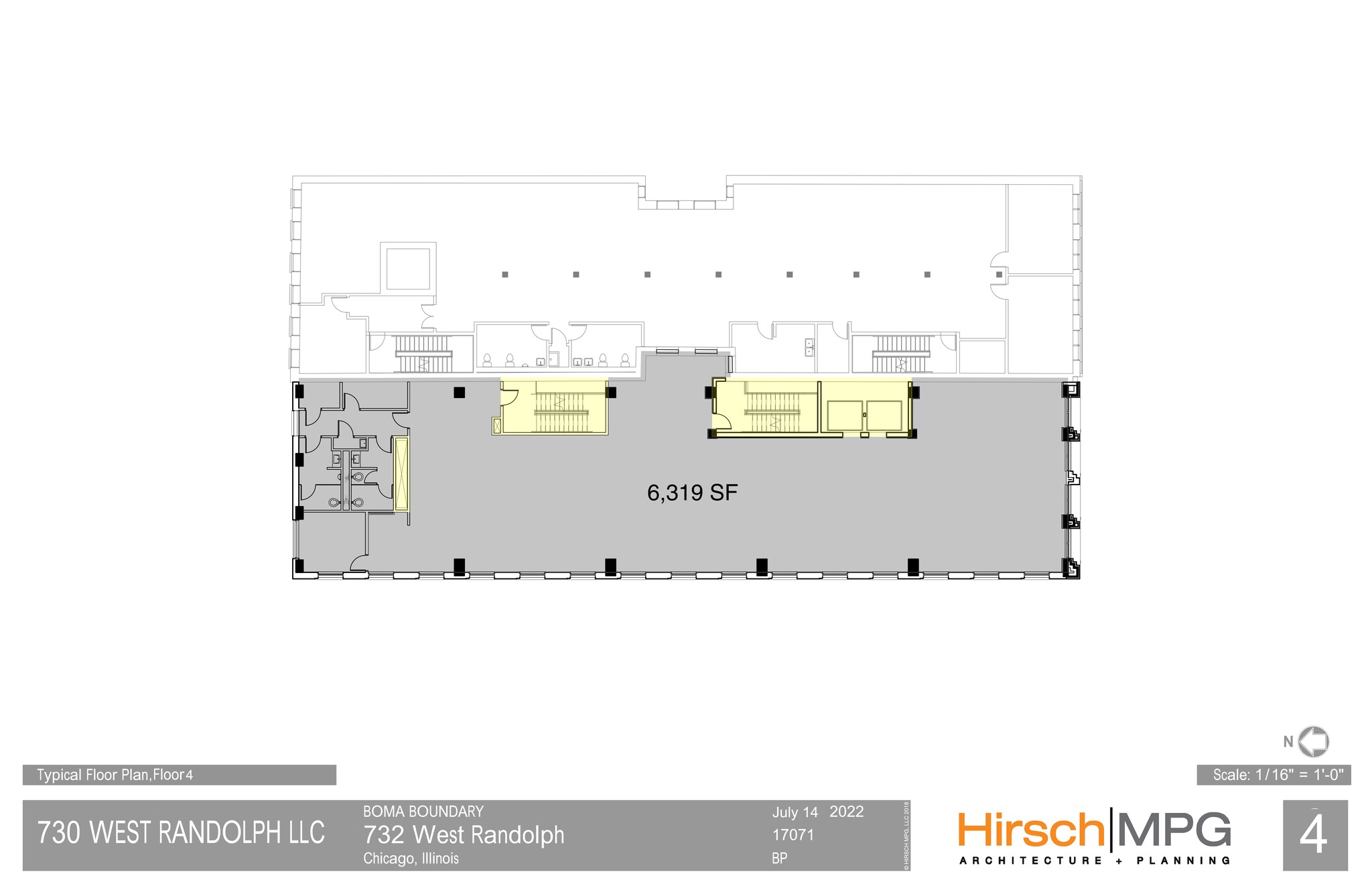 732 W Randolph St, Chicago, IL en alquiler Plano del sitio- Imagen 1 de 1