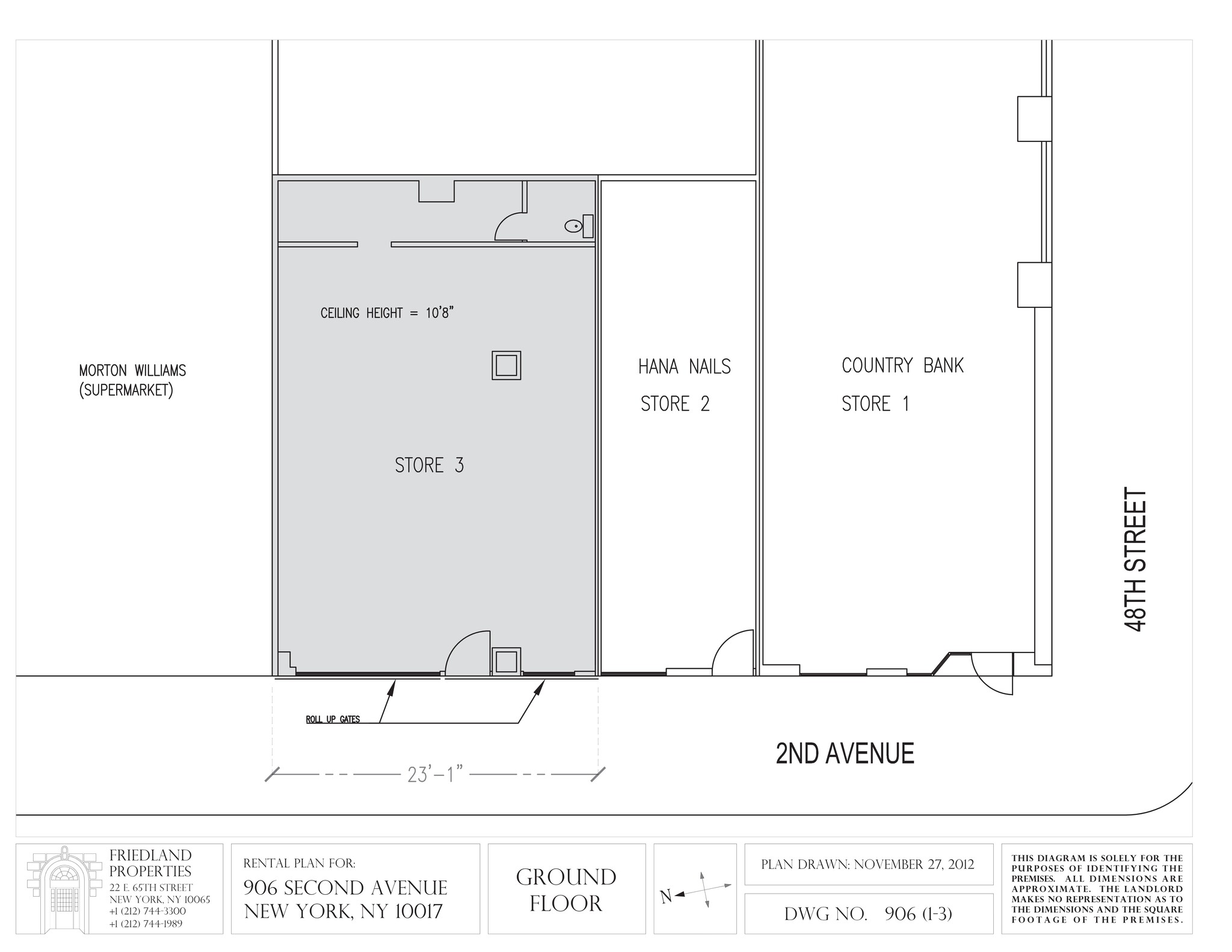 301 E 48th St, New York, NY en alquiler Plano del sitio- Imagen 1 de 2