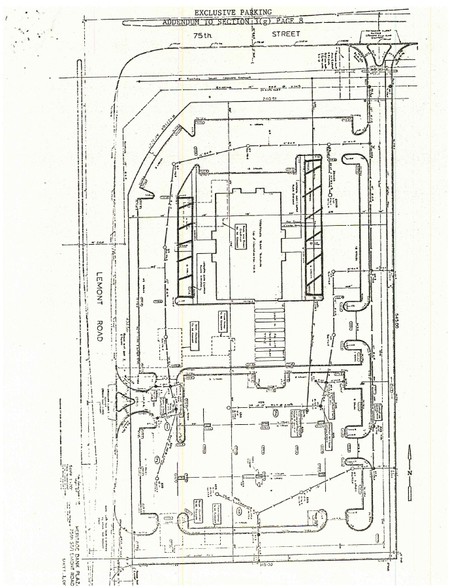 7501 Lemont Rd, Woodridge, IL en alquiler - Plano del sitio - Imagen 3 de 9