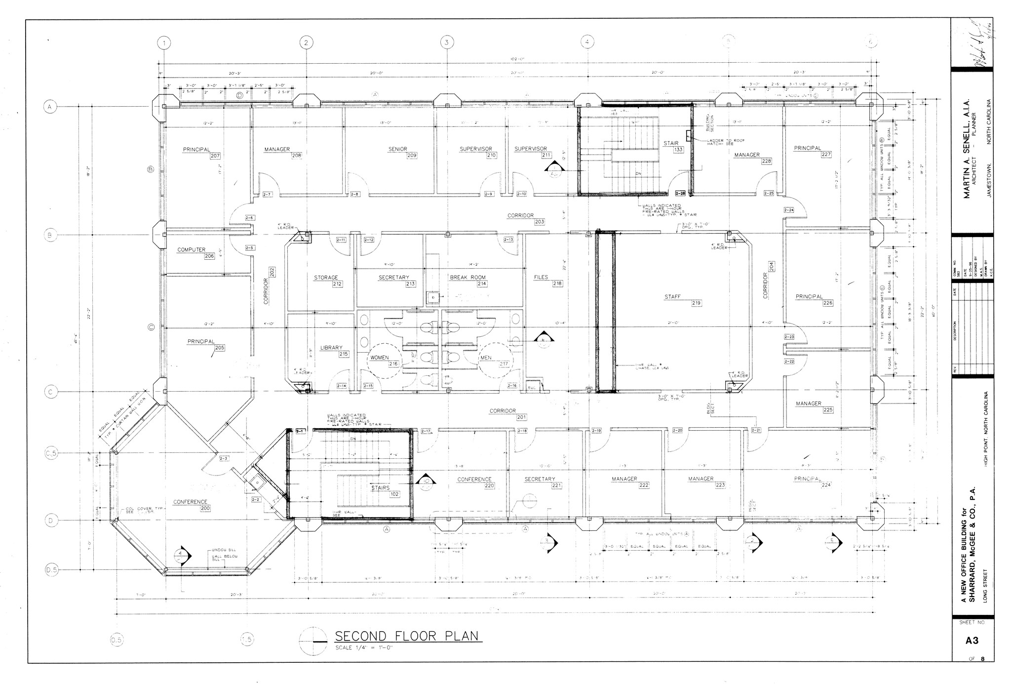 1321 Long St, High Point, NC en alquiler Plano del sitio- Imagen 1 de 1