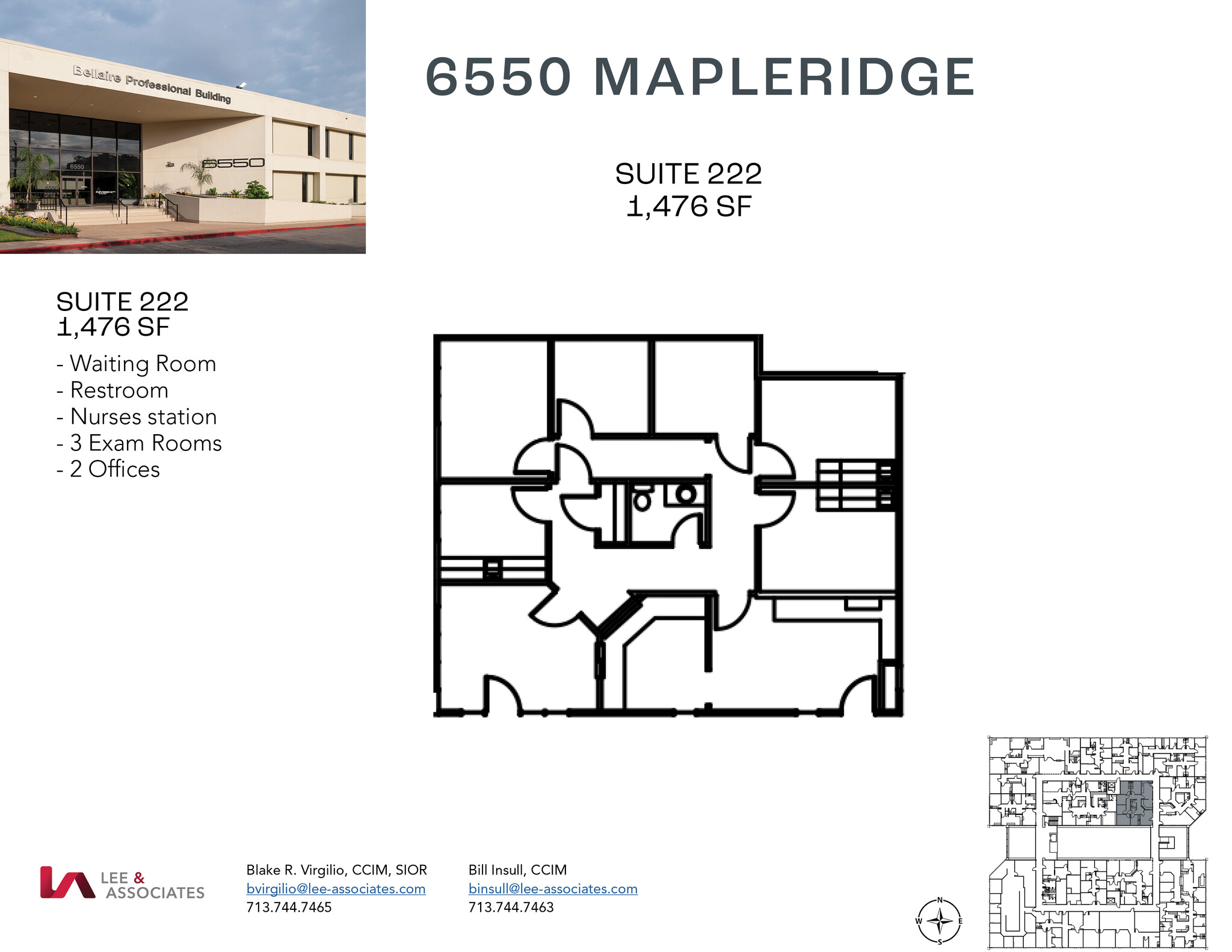 6550 Mapleridge St, Houston, TX en alquiler Plano de la planta- Imagen 1 de 1