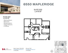 6550 Mapleridge St, Houston, TX en alquiler Plano de la planta- Imagen 1 de 1