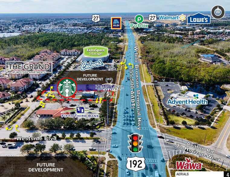 9030 W Irlo Bronson Memorial Hwy, Kissimmee, FL en venta - Vista aérea - Imagen 3 de 4