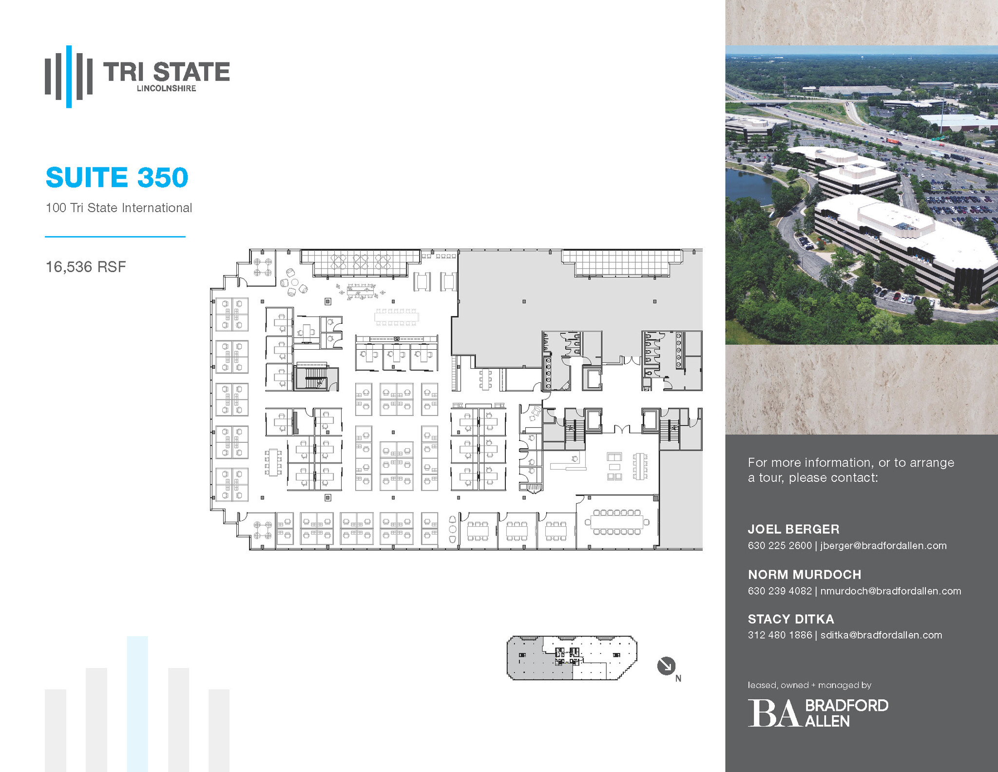 300 Tri State International, Lincolnshire, IL en alquiler Plano de la planta- Imagen 1 de 1