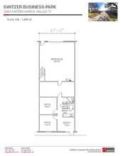 10930 Switzer Ave, Dallas, TX en alquiler Plano de la planta- Imagen 1 de 1